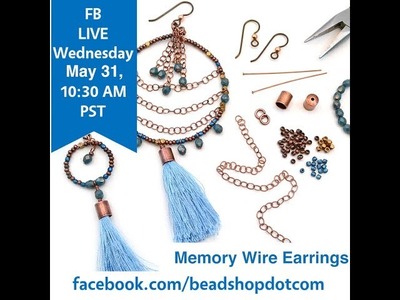 FB LIVE beadshop.com Boho Earrings