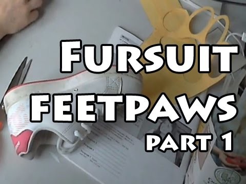 Fursuit feetpaws Part 1 [TabulamBestias]