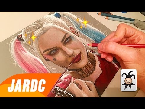 ☠ HARLEY QUINN ???? CLOSE UP ❣️ Speed Drawing ????