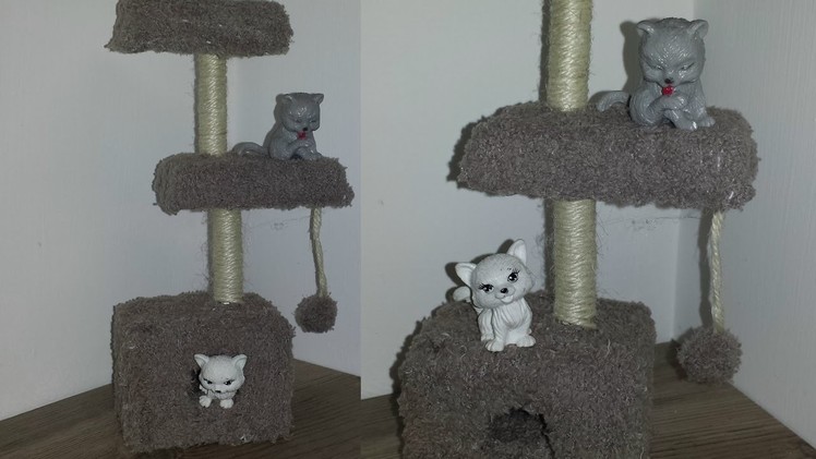 How to make a Doll Cat Playhouse