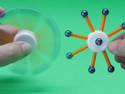 How to Make a Fidget Spinner out of Drinking Straws without Bearings