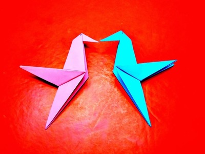 How To Make a Paper bird : Origami Step by Step-Easy tutorials