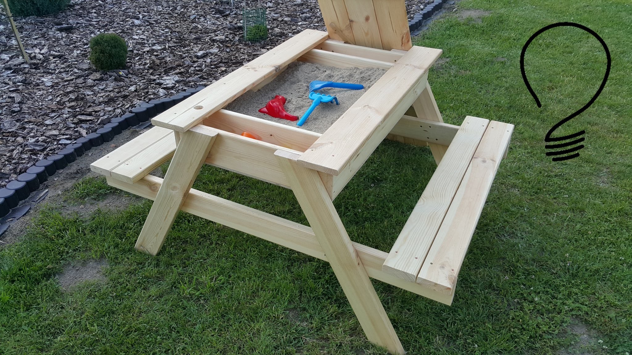 How To Make A Sandbox Picnic Table