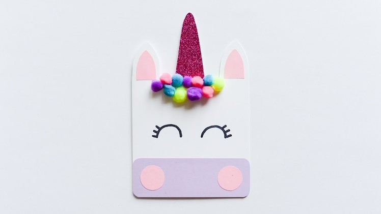How to make : Cute Unicorn Greeting Card | Kartka Okolicznościowa Jednorożec - Mishellka #227 DIY