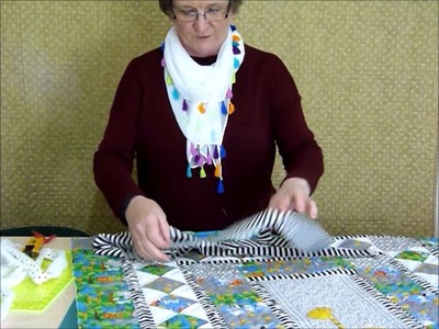 How to make Jungle Giraffe Quilt Part 3 of 3 - Quilting Tips & Techniques 215