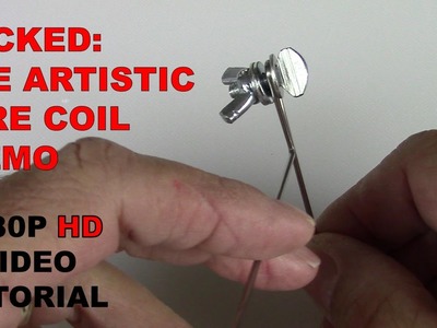 HOW TO MAKE PERFECT COILS - ARTISTIC WIRE COIL GIZMO - FEATURING A HACK TO MAKE IT EVEN EASIER