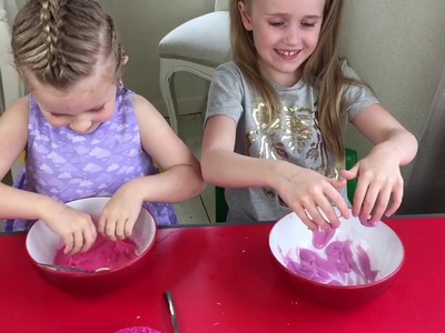 How to make Slime without Glue, washes out no problem :)