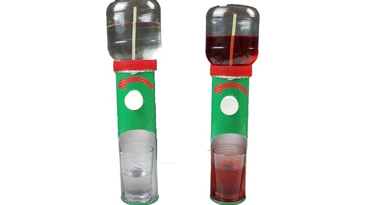 How To Make Working Water and Juice Dispenser