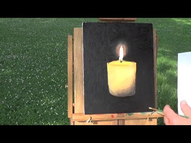 How To Paint A Candle