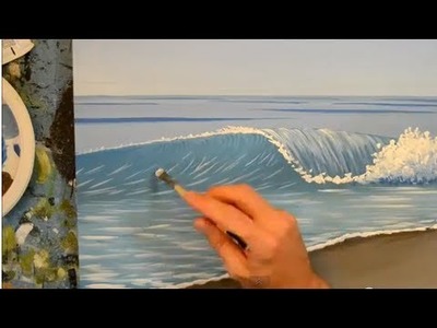 How to Paint a Wave Using Acrylics