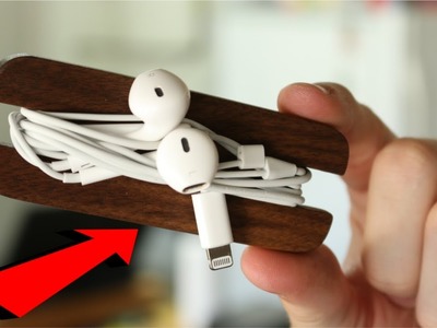 Make This AWESOME Earphone Holder in 5 Minutes! | DIY Project
