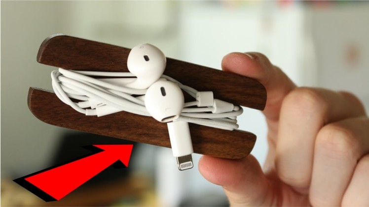 Make This AWESOME Earphone Holder in 5 Minutes! | DIY Project