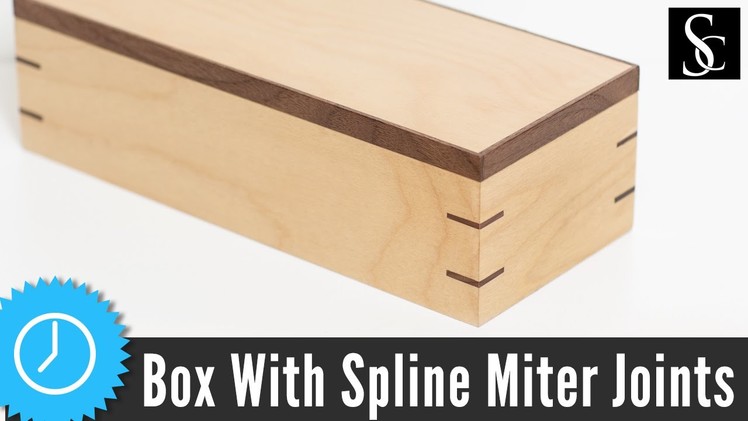 Making a Box With Splined Miter Joints