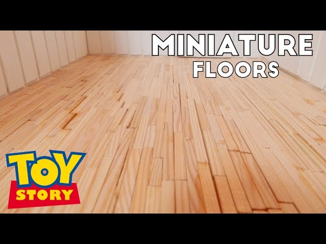 Making the Floor & Wall Hangings - Toy Story Miniature Box(1:12)