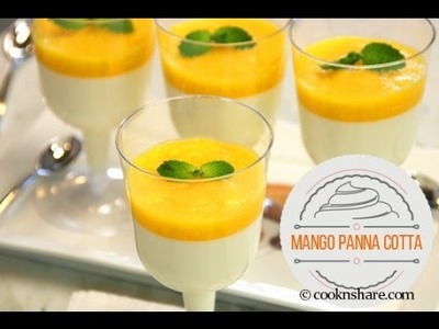 Mango Panna Cotta Simple and Easy