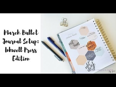 March Bullet Journal Set Up: Inkwell Press Edition