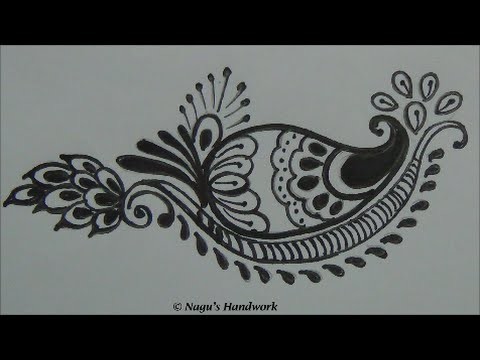 Mehndi Design 2 -For Beginners-Basic Designs by Nagu's Handwork
