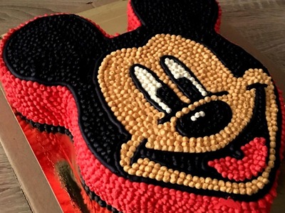 Mickey Mouse.Cake decorating