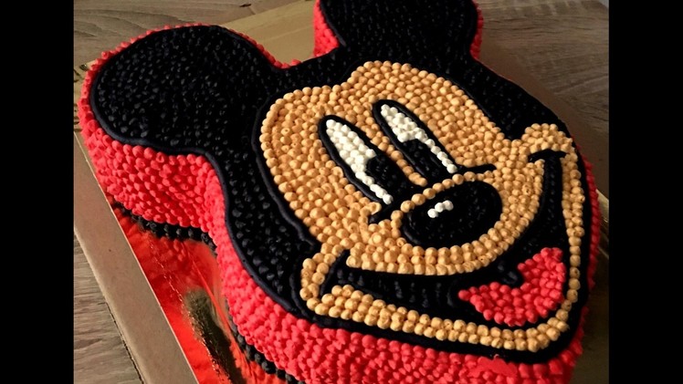 Mickey Mouse.Cake decorating
