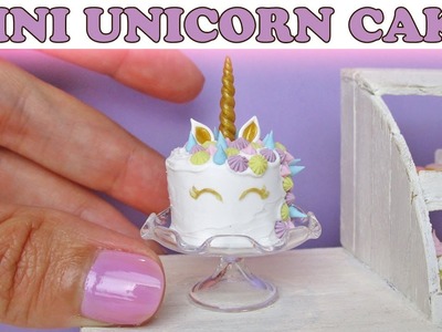 Mini Unicorn Cake, Polymer Clay Tutorial || Maive Ferrando