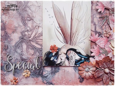 Mixed Media Layout Tutorial 'Special' for 49andMarket