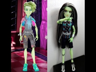 Monster High Boy Frankie.Gender Bent Frankie Stein Doll Custom OOAK