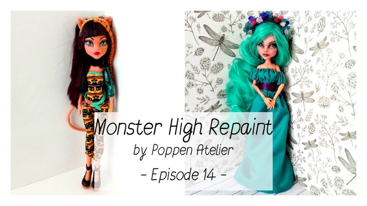 Monster High Repaint, Doll Faceup, Custom Doll - Episode 14 - Cleolei