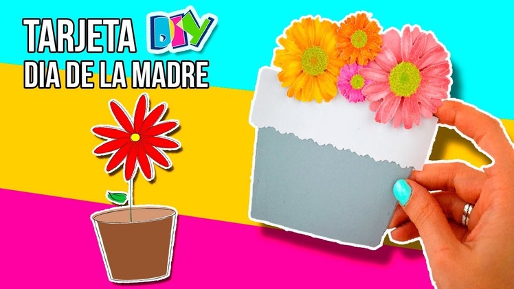 Mother's DAY FLOWER pot Card * Tarjeta MACETERO para el día de la MADRE ✅  Top Tips & Tricks