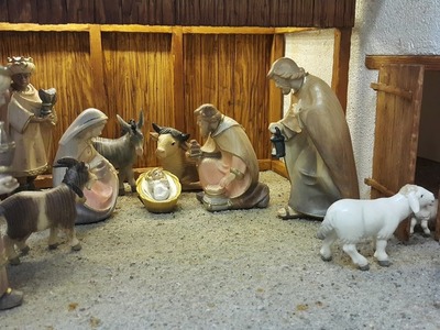 Nativity Scene out of Wood (Part 1 of 3)-The Shed