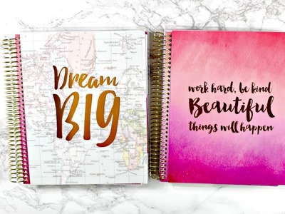 NEW 2018 GOALS Recollections Planner vs 2017 Goals Recollections Planner