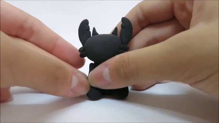 Night-fury (Toothless) Polymer Clay Time-lapse