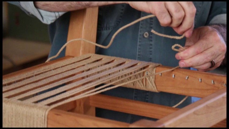OnlineEXTRA: My First Chair - Weaving Lesson