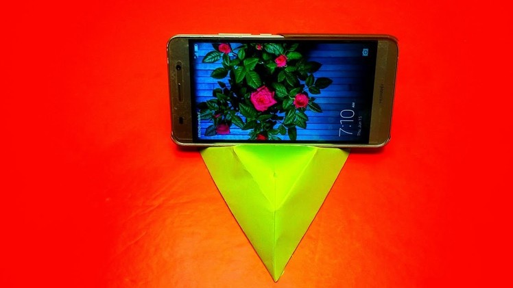 Origami: Phone Stand#02-How To Make An Origami Phone Stand.Holder- Phone Stand Instructions-EASY