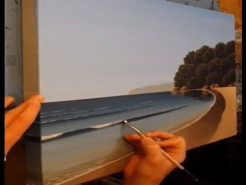 Painting a Seascape in 30 minutes.