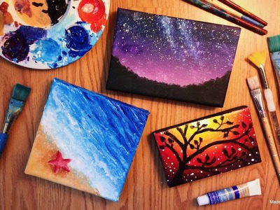 Painting Tiny Canvases