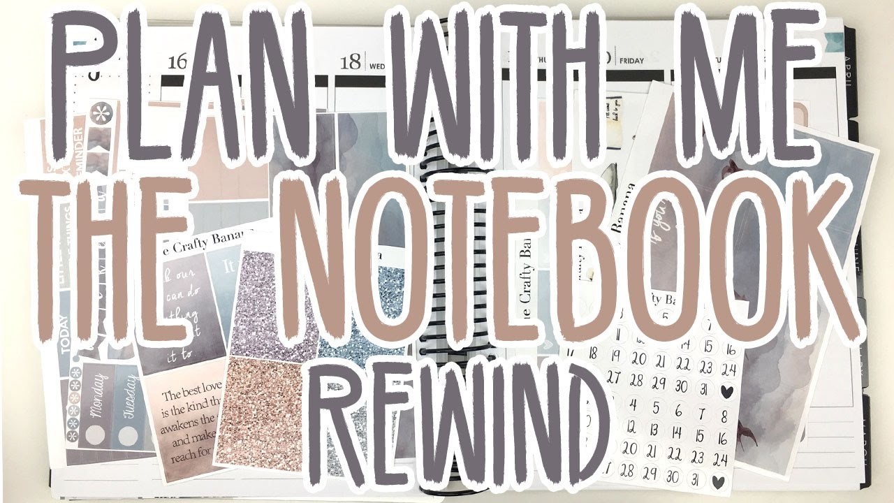 Plan With Me | The Notebook (Rewind)