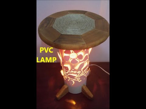 PVC LAMP WITH TABLE