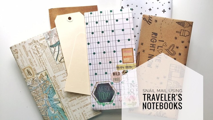 Snail Mail Using Traveler's Notebooks