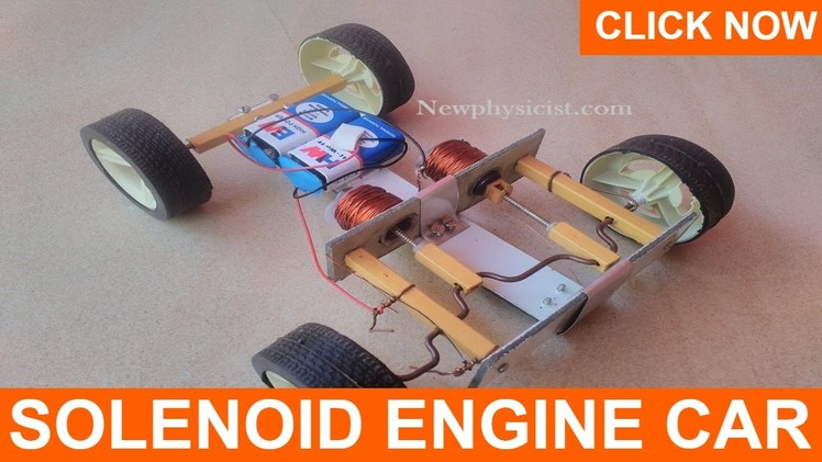 Solenoid Engine Car | Diy Tutorial | ONE MILLION VIEWS!!!