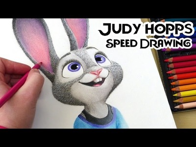 Speed drawing, Judy Hopps (Zootopia), Disney