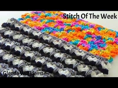 (Stitch Of The Week) Hound Tooth Shell Stitch - FREE PATTERN
