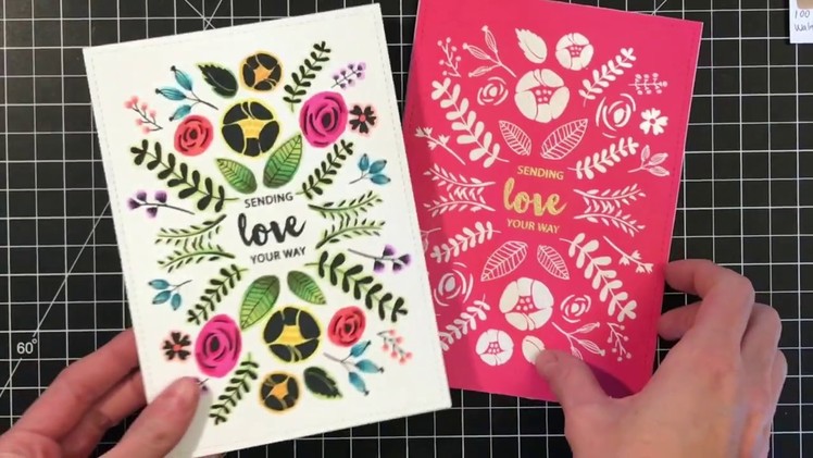 [Technique Tuesday] Pattern Stamping and Coloring Outside of the Lines with Channin