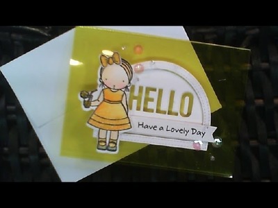 Try It Out Tuesday. Colored Acetate Card. MFT Fresh Squeezed Stamp Set