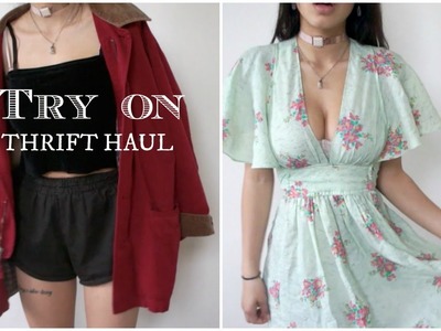 TRY-ON |THIRFT STORE HAUL| UNIF, POLO, LEVIS & MORE :)