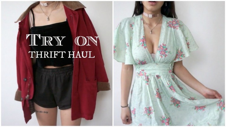 TRY-ON |THIRFT STORE HAUL| UNIF, POLO, LEVIS & MORE :)