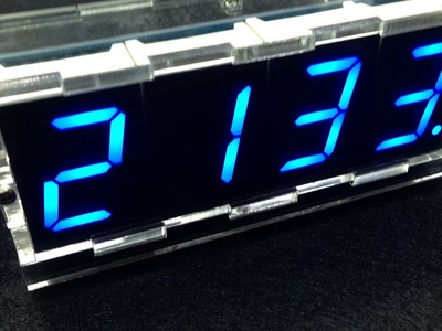 Unboxing and Assembling 4 Digit LED Electronic Clock Kit With Temperature
