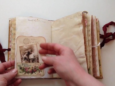 Vintage. Shabby Chic  journal for Marie!