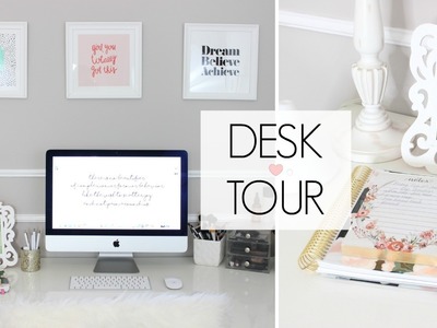 WHAT'S ON MY DESK | How I Stay MOTIVATED + ORGANIZED!