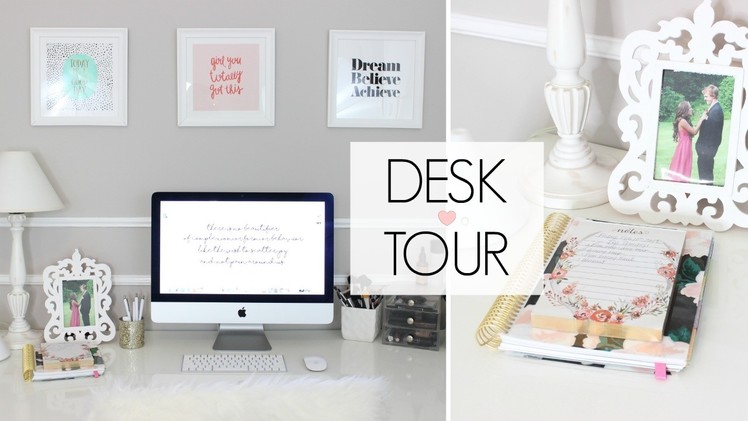 WHAT'S ON MY DESK | How I Stay MOTIVATED + ORGANIZED!