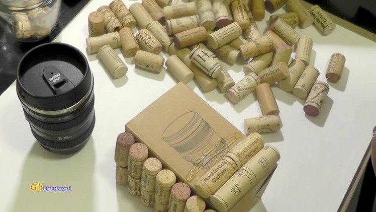 WINE CORK CONTAINER | GIFT IDEA | UPCYCLE CRAFTS